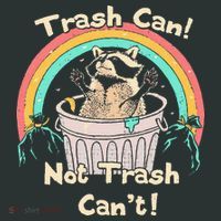 Trash Can Not Trash CanT Funny Raccoon Infant Baby Jersey Bodysuit thumb 2