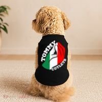 Tommy Cutlets New York Italian Flag Football Doggie Tank thumb 2