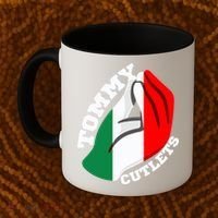 Tommy Cutlets New York Italian Flag Football Coffee Mug thumb 2