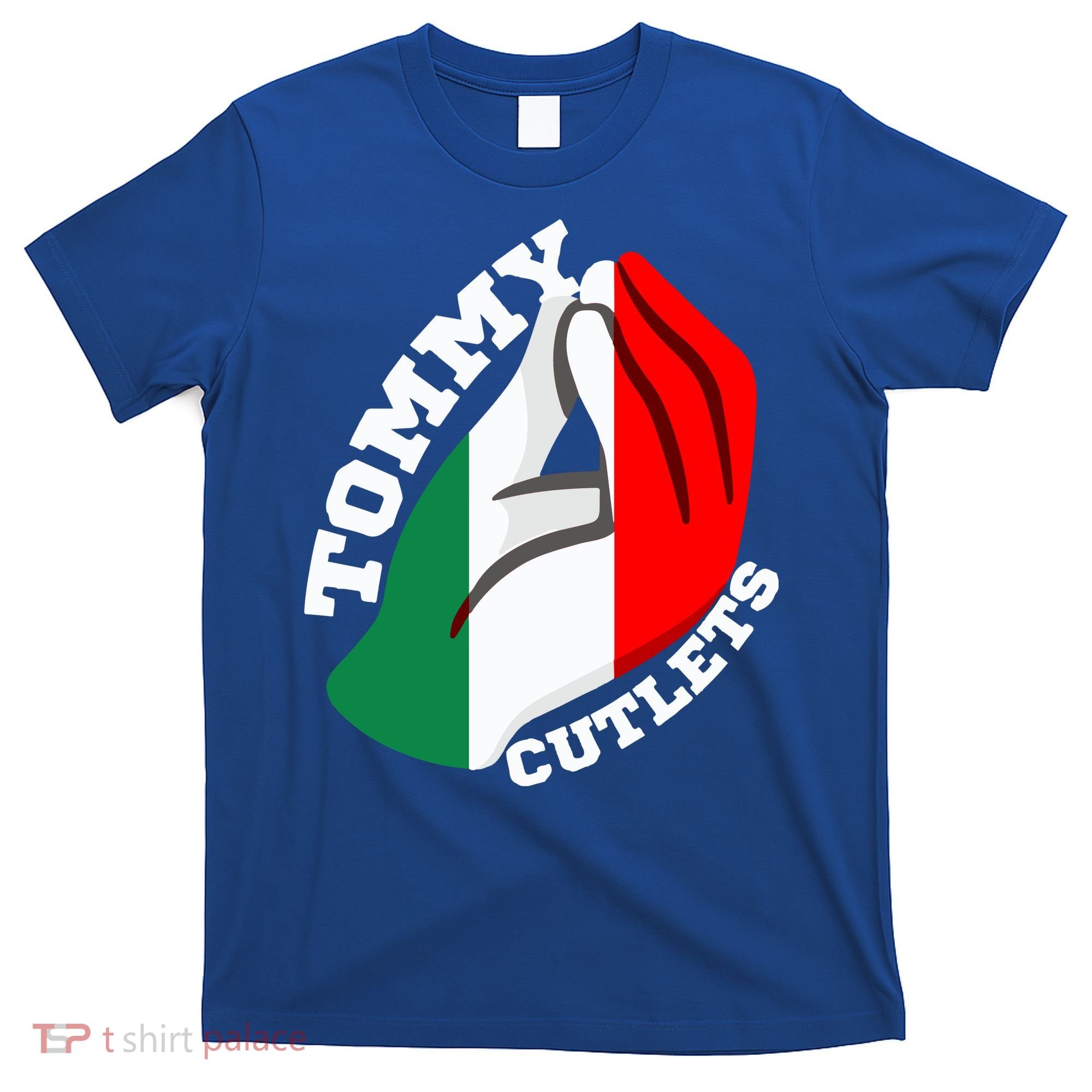 Tommy Cutlets New York Italian Flag Football T-Shirt