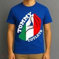 Tommy Cutlets New York Italian Flag Football T-Shirt thumb 3
