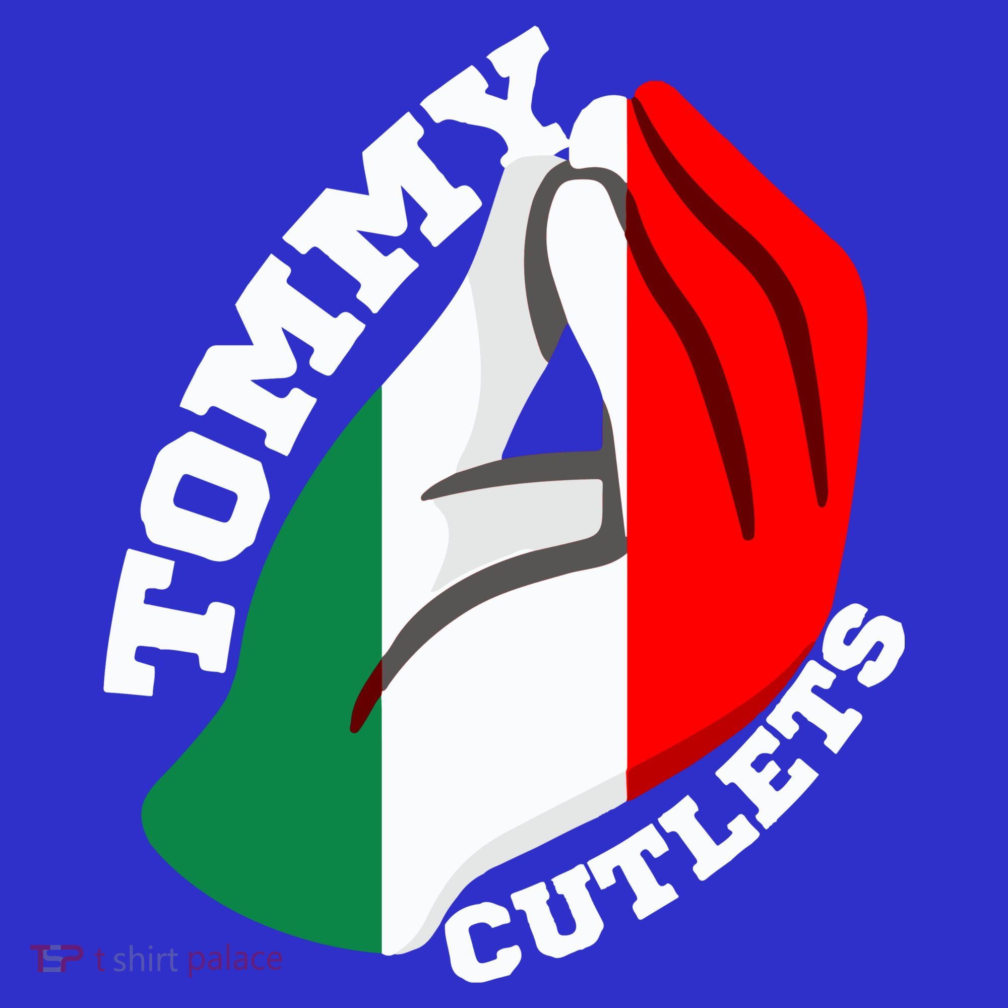 Tommy Cutlets New York Italian Flag Football T-Shirt