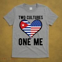 Two Cultures One Me Cuban American Heart Flag T-Shirt thumb 5