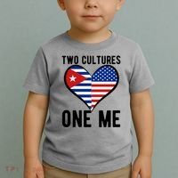 Two Cultures One Me Cuban American Heart Flag Toddler T-Shirt thumb 2