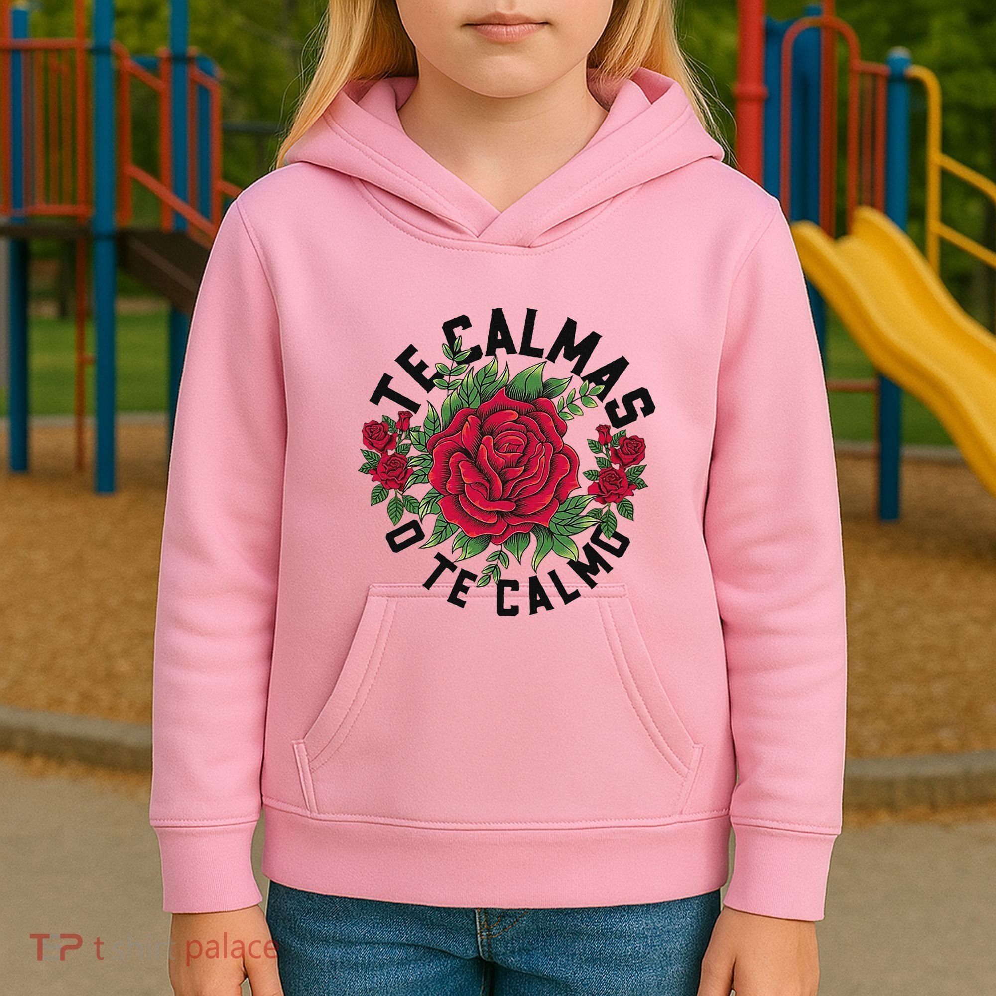 Te Calmas O Te Calmo Spanish Kids Hoodie