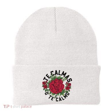 Te Calmas O Te Calmo Spanish Beanie