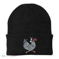 Tuxedo Cat On A Chicken Beanie thumb 0