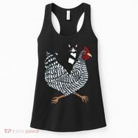Tuxedo Cat On A Chicken Women's Tank Top thumb 0