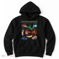The Cephalopod Octopus Squid Cuttlefish And Nautilus Hoodie thumb 0