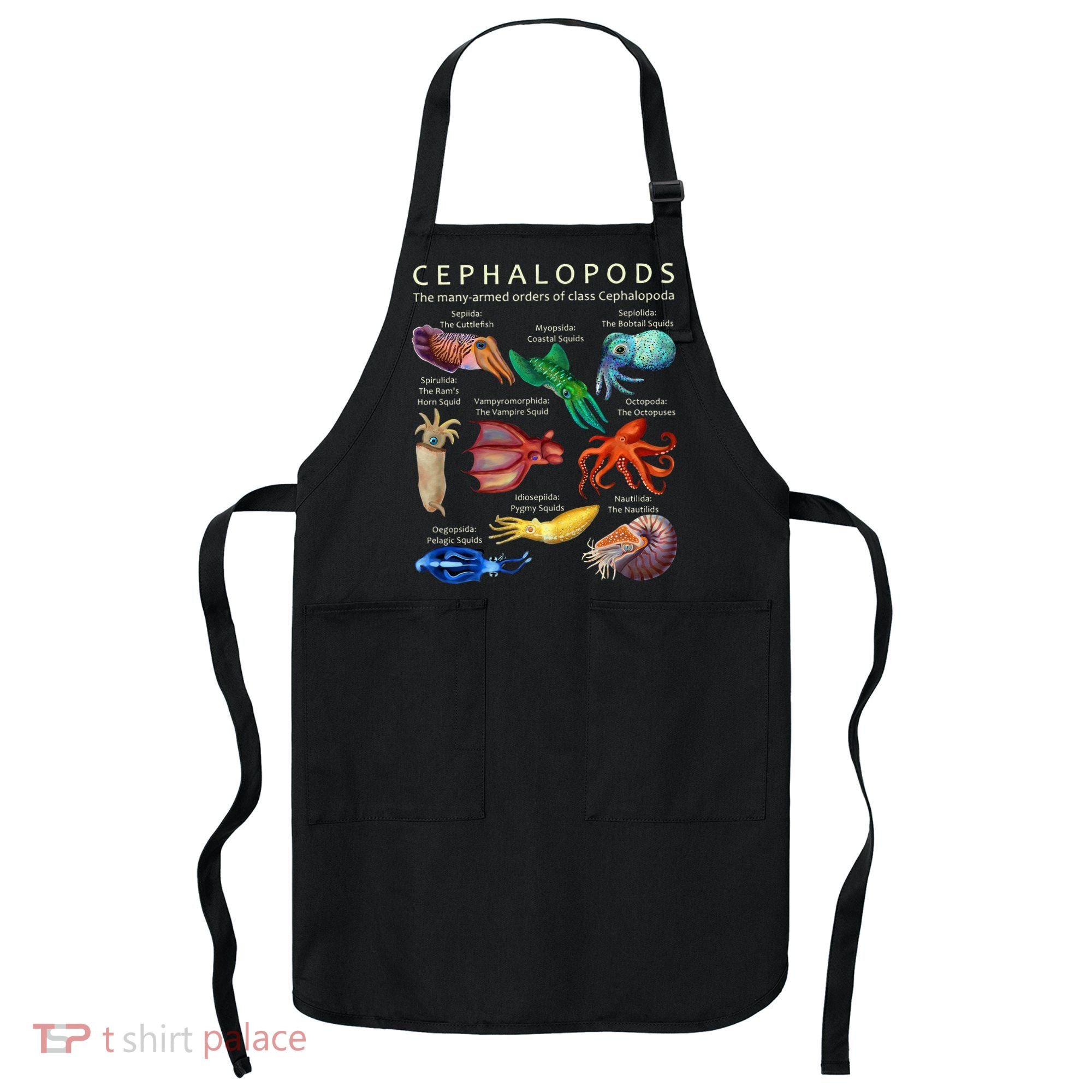 The Cephalopod Octopus Squid Cuttlefish And Nautilus Apron