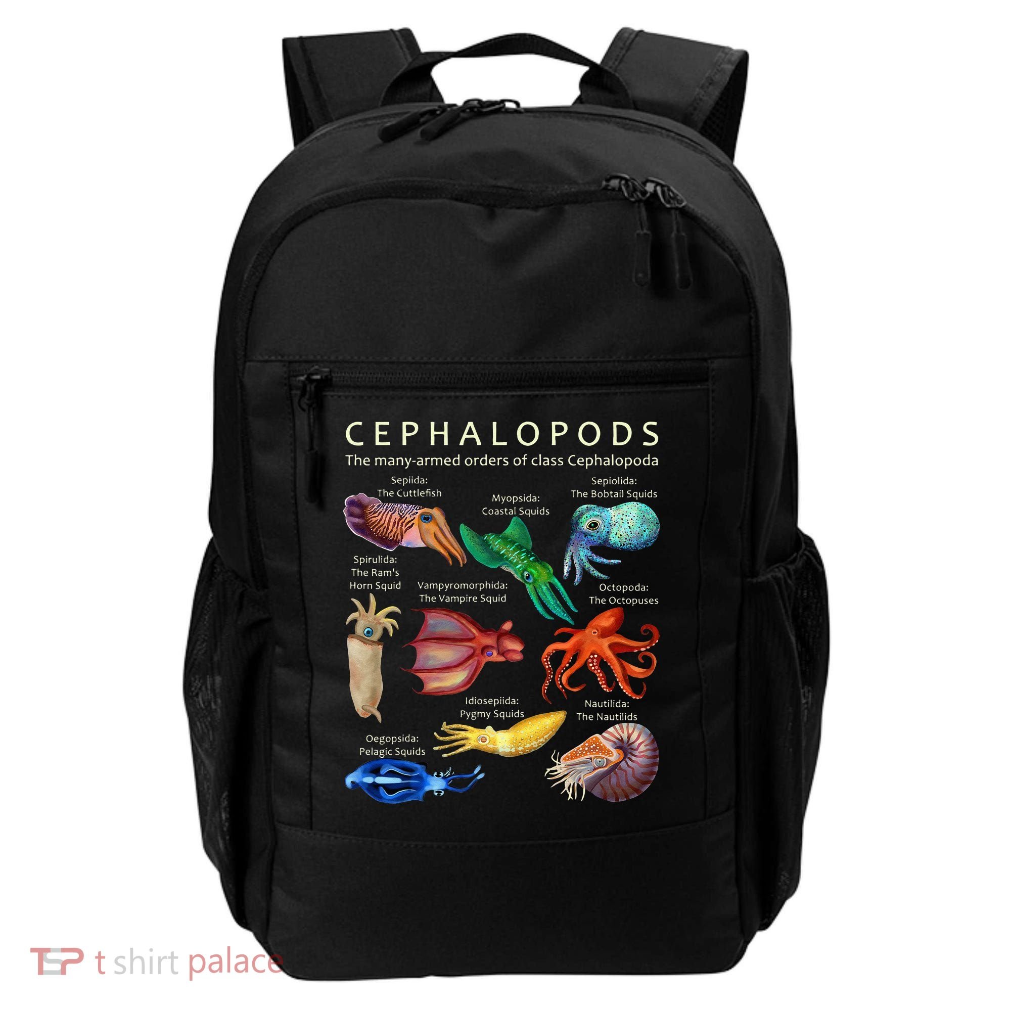 The Cephalopod Octopus Squid Cuttlefish And Nautilus Backpack