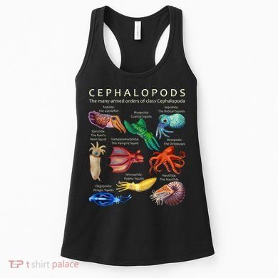 The Cephalopod Octopus Squid Cuttlefish And Nautilus Women's Tank Top