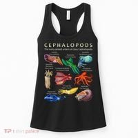 The Cephalopod Octopus Squid Cuttlefish And Nautilus Women's Tank Top thumb 0