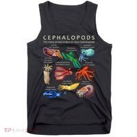 The Cephalopod Octopus Squid Cuttlefish And Nautilus Tank Top thumb 0