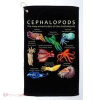 The Cephalopod Octopus Squid Cuttlefish And Nautilus Golf Towel thumb 0