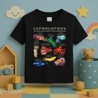 The Cephalopod Octopus Squid Cuttlefish And Nautilus Toddler T-Shirt thumb 3
