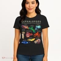 The Cephalopod Octopus Squid Cuttlefish And Nautilus Women's T-Shirt thumb 4