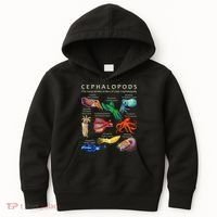 The Cephalopod Octopus Squid Cuttlefish And Nautilus Kids Hoodie thumb 0