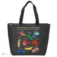 The Cephalopod Octopus Squid Cuttlefish And Nautilus Tote Bag thumb 0