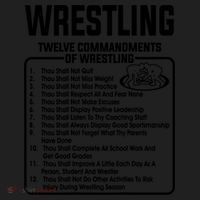 Twelve Commandments Of Wrestling T Tumbler thumb 3
