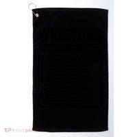 Twelve Commandments Of Wrestling T Golf Towel thumb 0