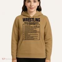 Twelve Commandments Of Wrestling T Hoodie thumb 5