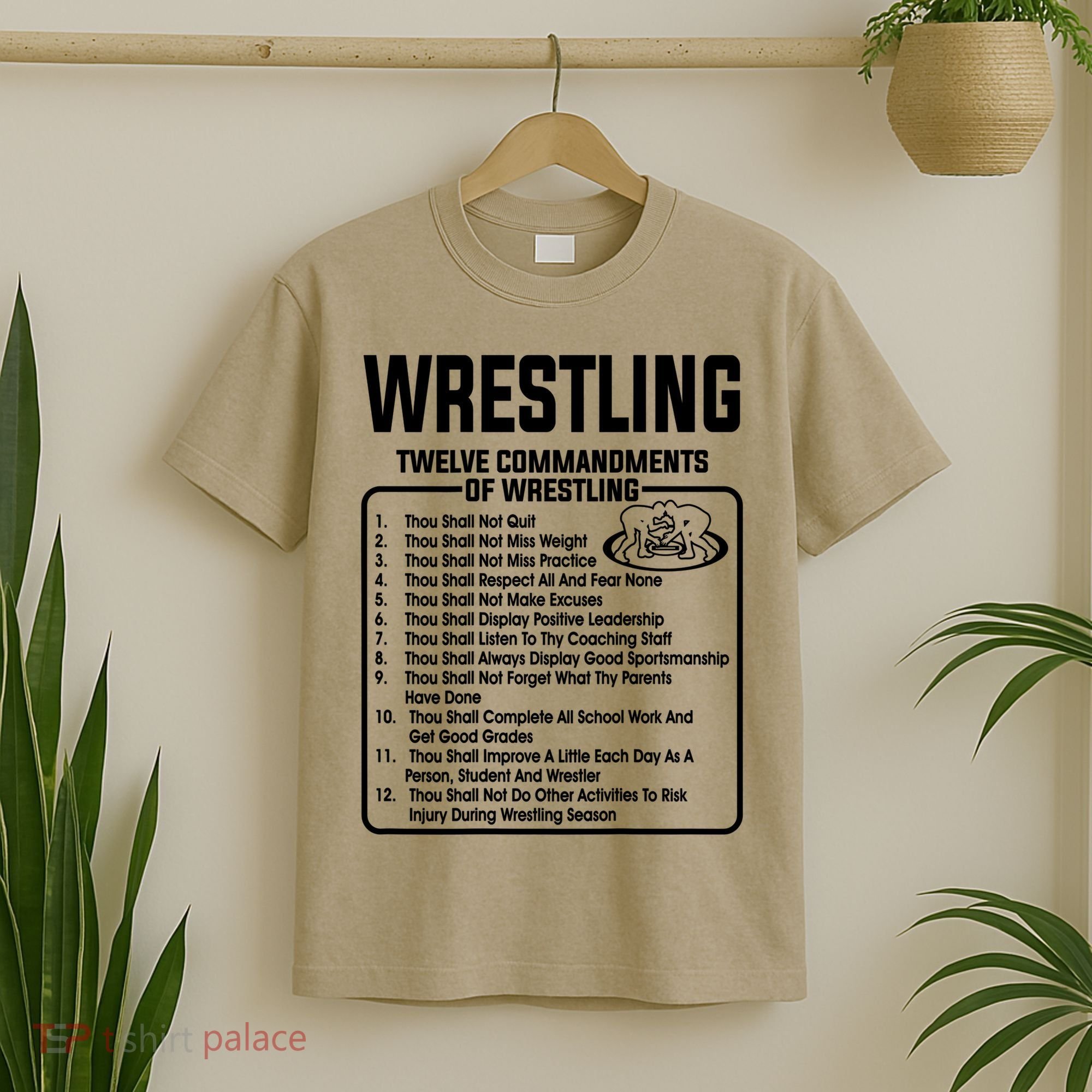 Twelve Commandments Of Wrestling T T-Shirt
