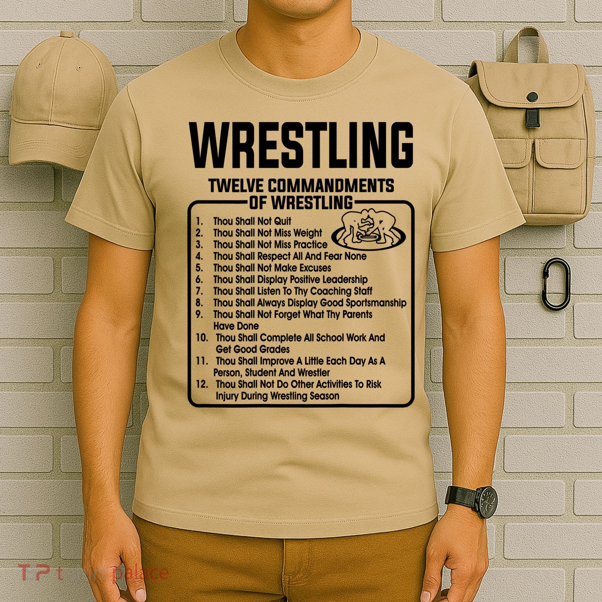 Twelve Commandments Of Wrestling T T-Shirt