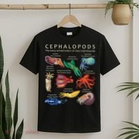 The Cephalopod Octopus Squid Cuttlefish And Nautilus T-Shirt thumb 2