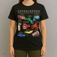 The Cephalopod Octopus Squid Cuttlefish And Nautilus T-Shirt thumb 4