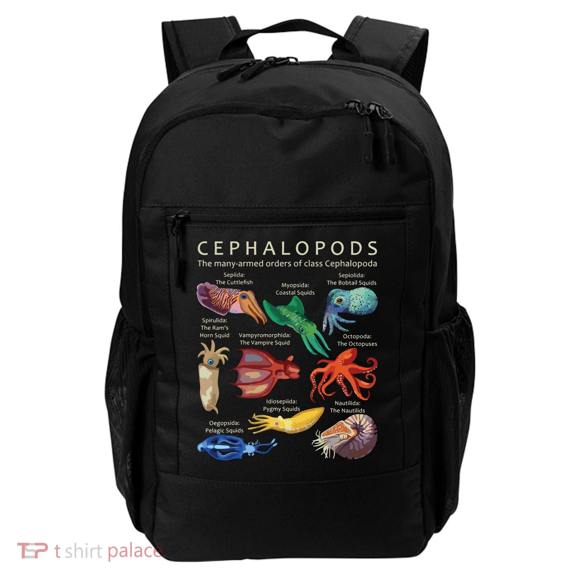 The Cephalopod Octopus Squid Cuttlefish And Nautilus Backpack