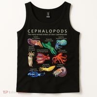 The Cephalopod Octopus Squid Cuttlefish And Nautilus Tank Top thumb 2