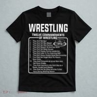 Twelve Commandments Of Wrestling T-Shirt thumb 5