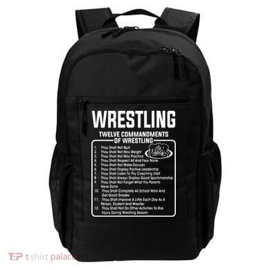 Twelve Commandments Of Wrestling Backpack