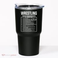 Twelve Commandments Of Wrestling Tumbler thumb 0
