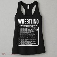 Twelve Commandments Of Wrestling Women's Tank Top thumb 3