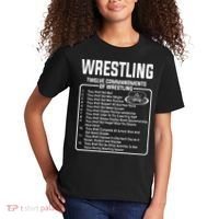 Twelve Commandments Of Wrestling Kids T-Shirt thumb 2