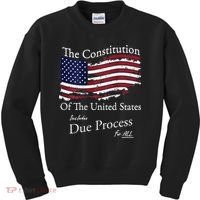 The Constitution Of The United States Due Process For All Kids Sweatshirt thumb 0
