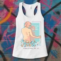 Take Care Of Your Body Mental Health Women's Tank Top thumb 3