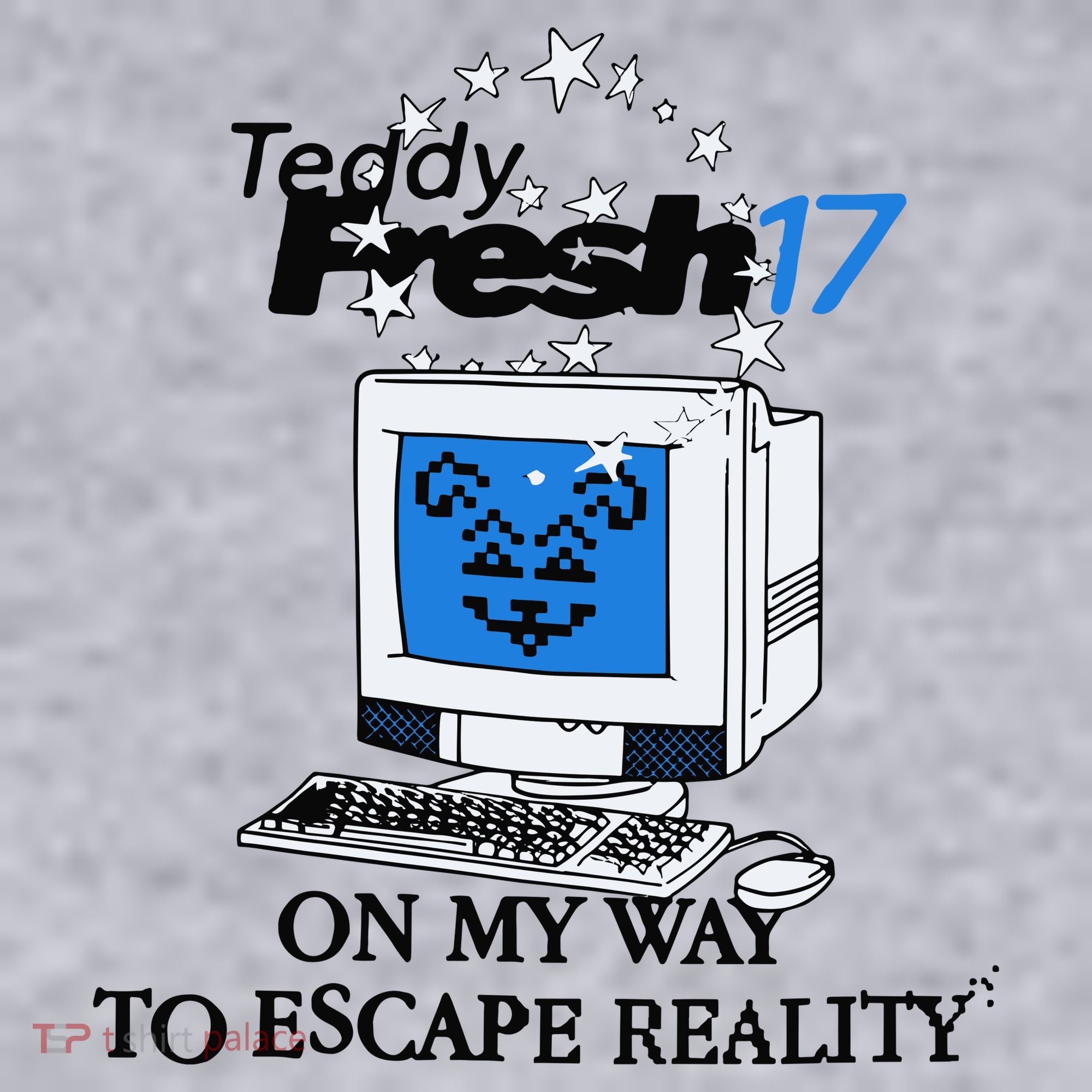 Teddyfresh Computer On My Way To Escape Reality Women's Sweatshirt
