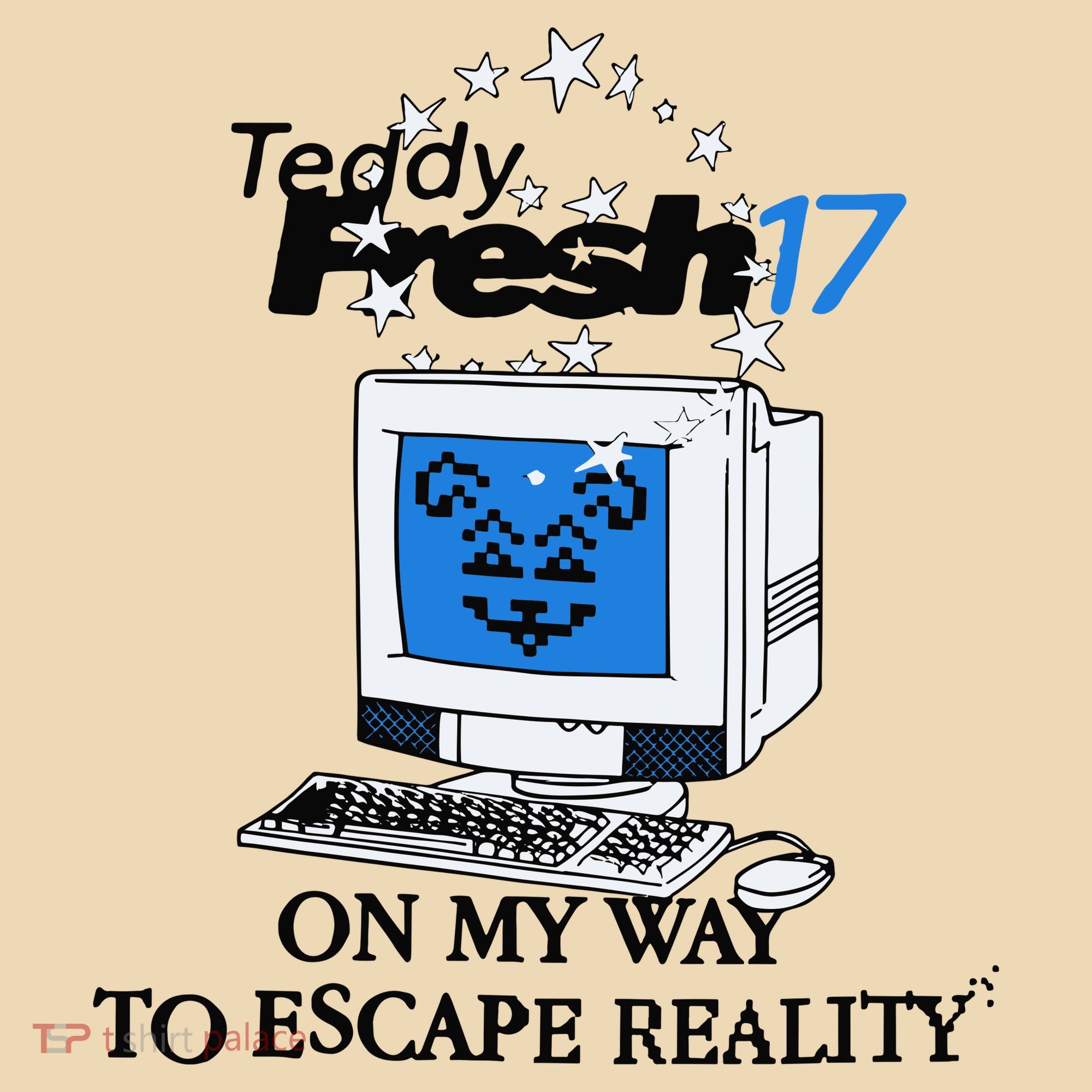 Teddyfresh Computer On My Way To Escape Reality Tote Bag