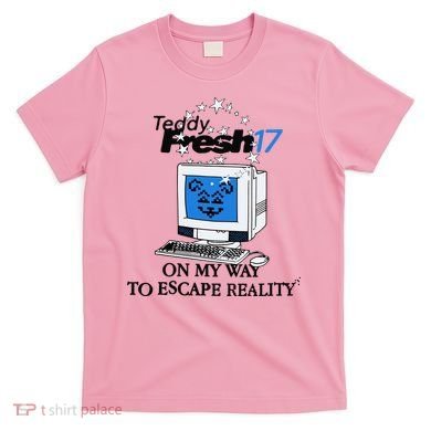 Teddyfresh Computer On My Way To Escape Reality T-Shirt