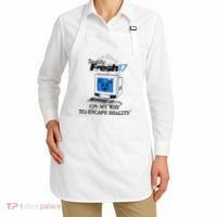 Teddyfresh Computer On My Way To Escape Reality Apron thumb 2