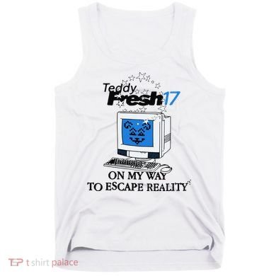 Teddyfresh Computer On My Way To Escape Reality Tank Top