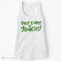 Take Care Of Yourself Positive Quote Women's Tank Top thumb 0