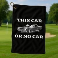 This Car Or No Car The Original Classic Golf Towel thumb 1