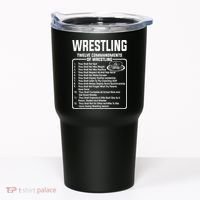 Twelve Commandments Of Wrestling TShirt Tumbler thumb 0