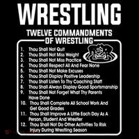 Twelve Commandments Of Wrestling TShirt Ornament thumb 1