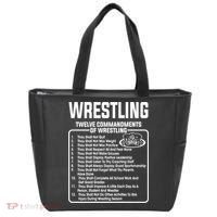 Twelve Commandments Of Wrestling TShirt Tote Bag thumb 0