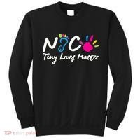 Taking Care Of Tiny Lives Neonatal NICU Nurse Gift TShirt Sweatshirt thumb 0